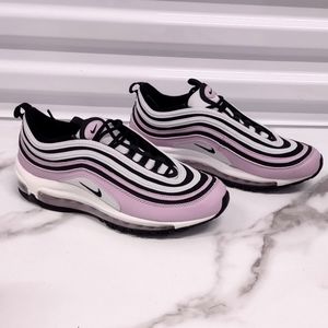 Nike Air Max 97 Sneakers in Pink, Black, and White
